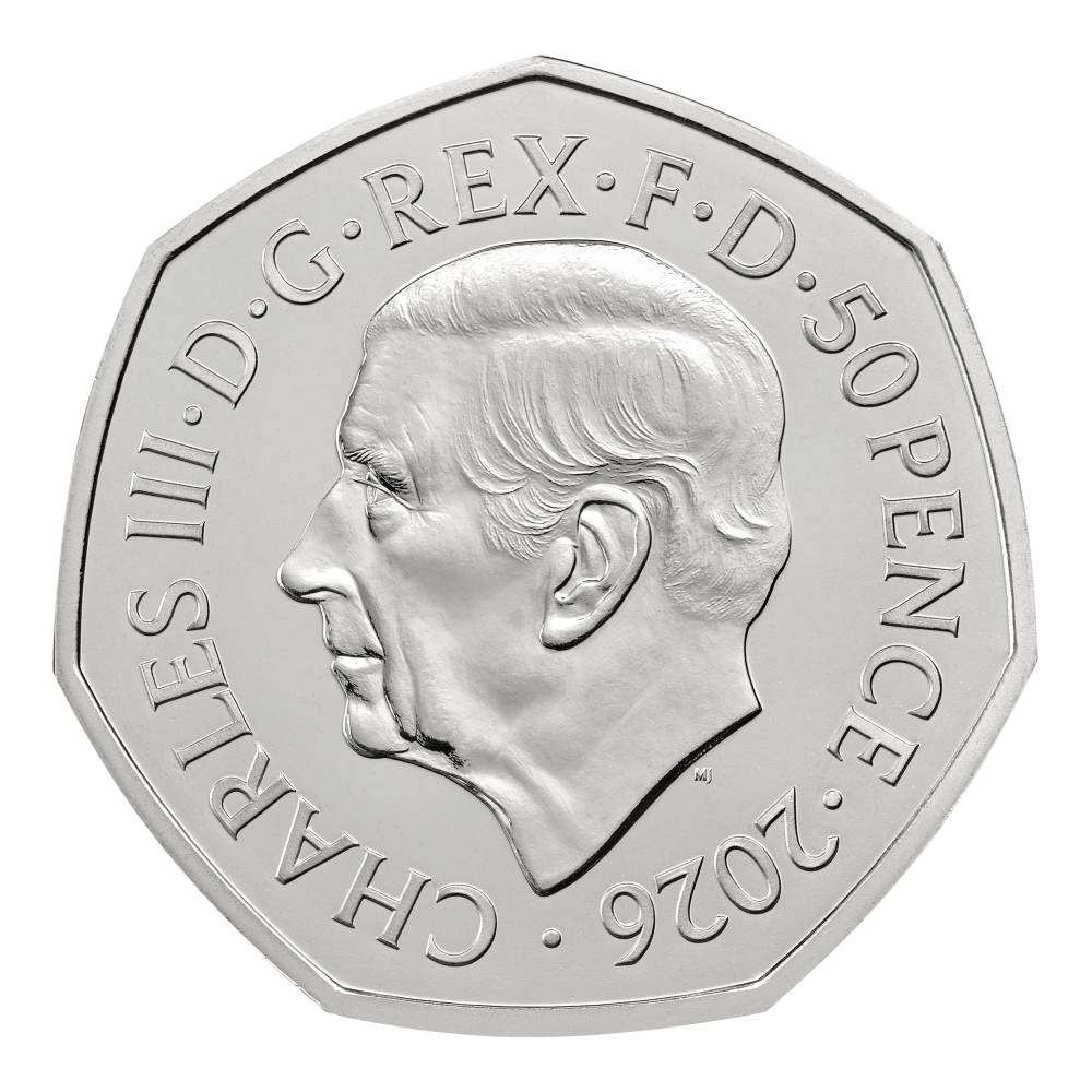 2026 100 Years of Winnie the Pooh™ – Friendship 50p Brilliant Uncirculated Colour Coin
