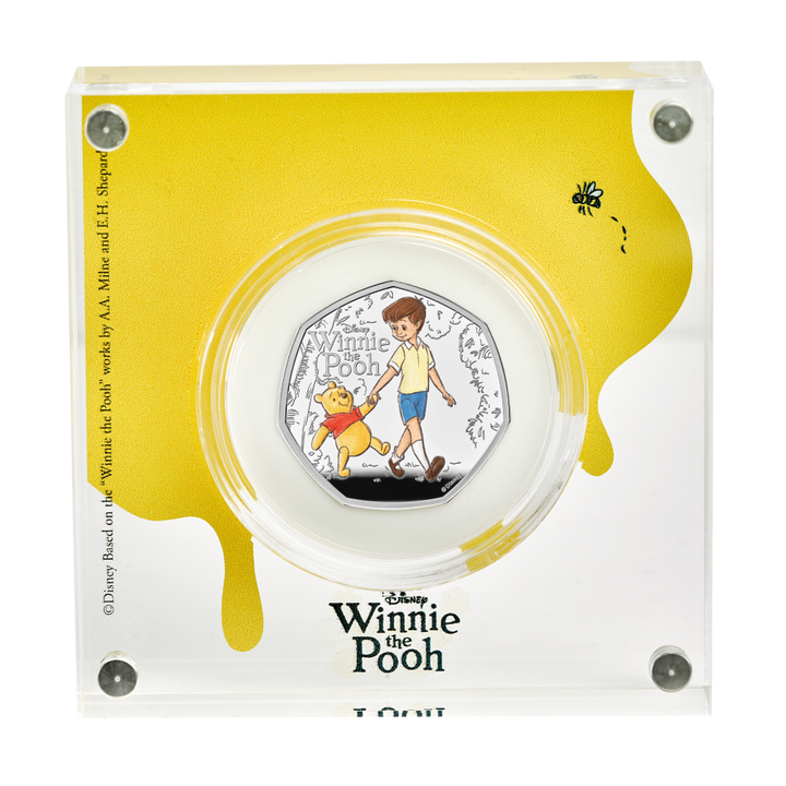 100 Years of Winnie the Pooh – Loyalty 2026 UK 50p Silver Proof Colour Coin