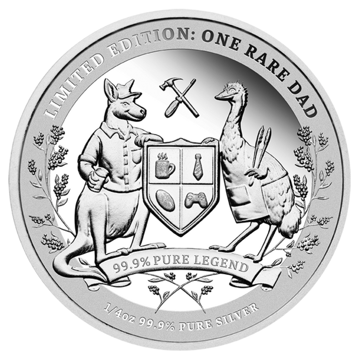Koala-Ty Dads Club 1/4oz .999 Silver Official Member Medallion