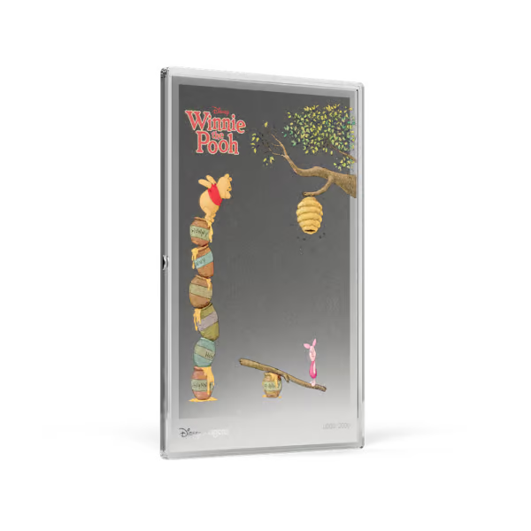 Winnie the Pooh – Winnie &amp; Piglet 2026 $1 5g Silver Foil Coin (Niue)
