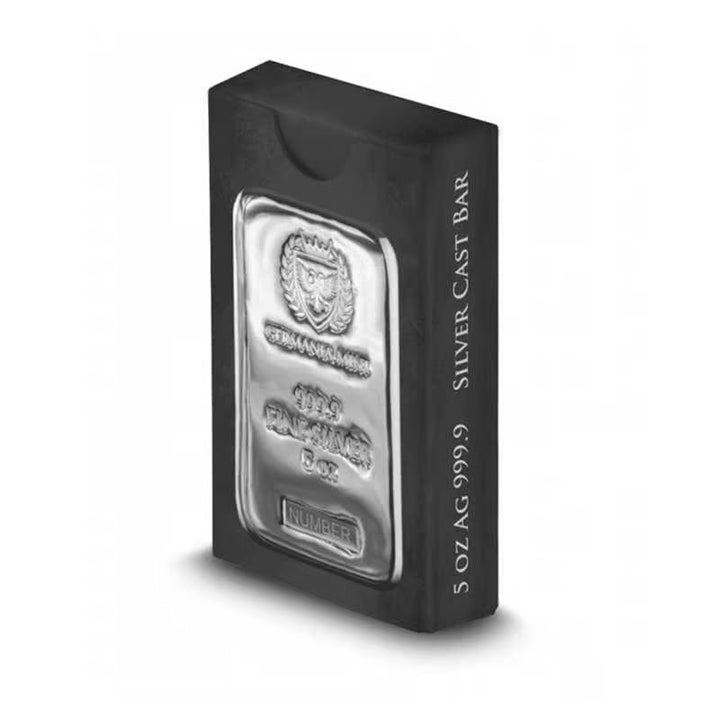 Germania Mint 5oz Silver Cast Bar
