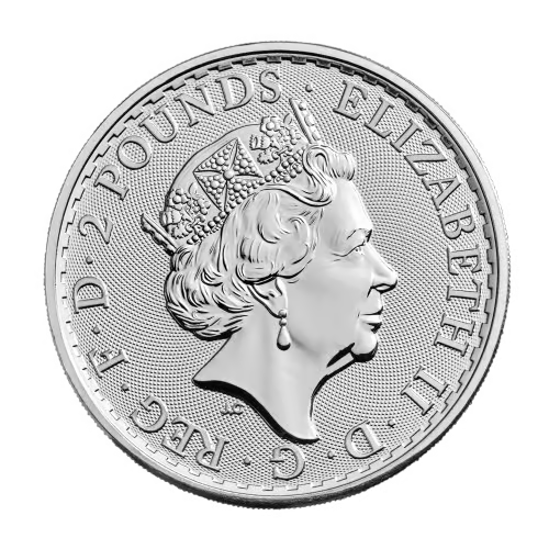Great Britain 1oz Silver Britannia Coin (Secondary Market - Random Year)