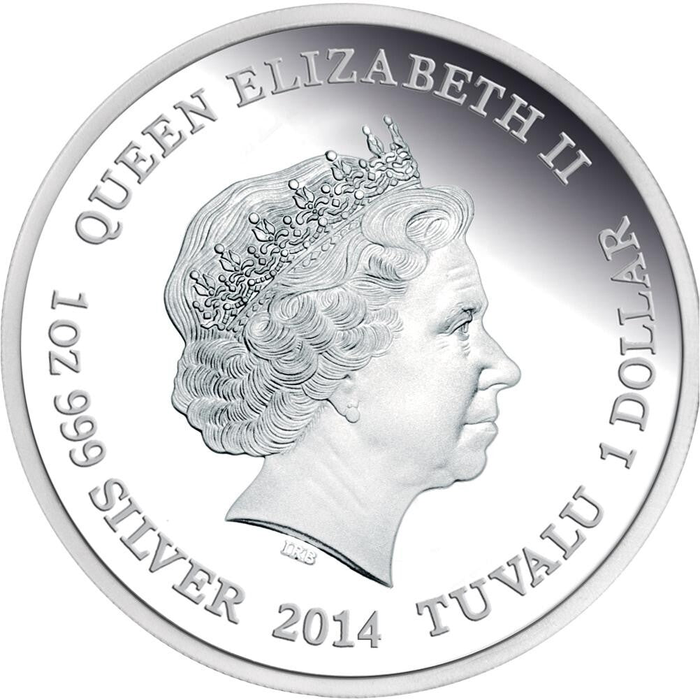 2014 Endangered Green Turtle 1oz Silver Proof