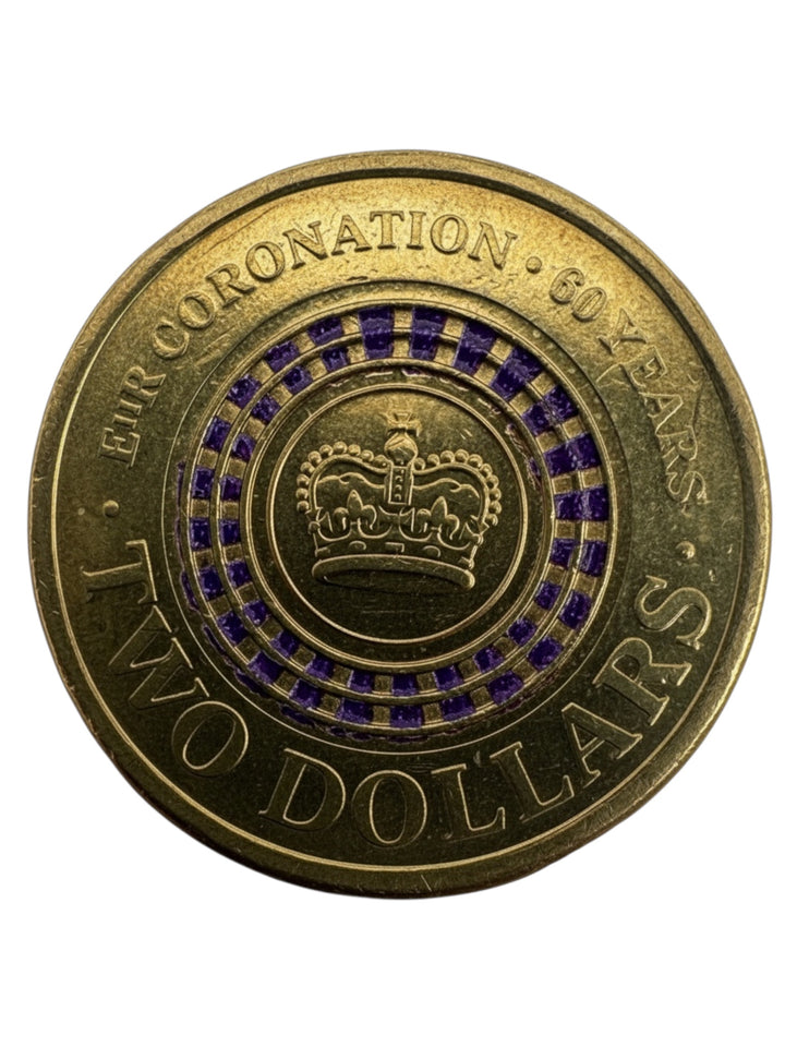 2013 $2 Coronation Coin – Circulated Australian Commemorative