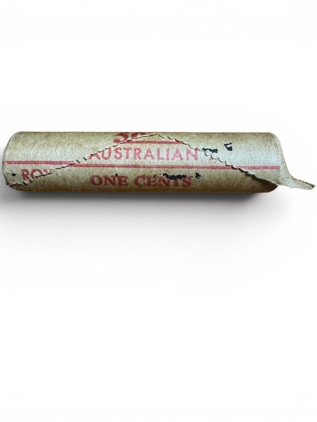 1987 Australian 1c Coin Roll – Head/Tail