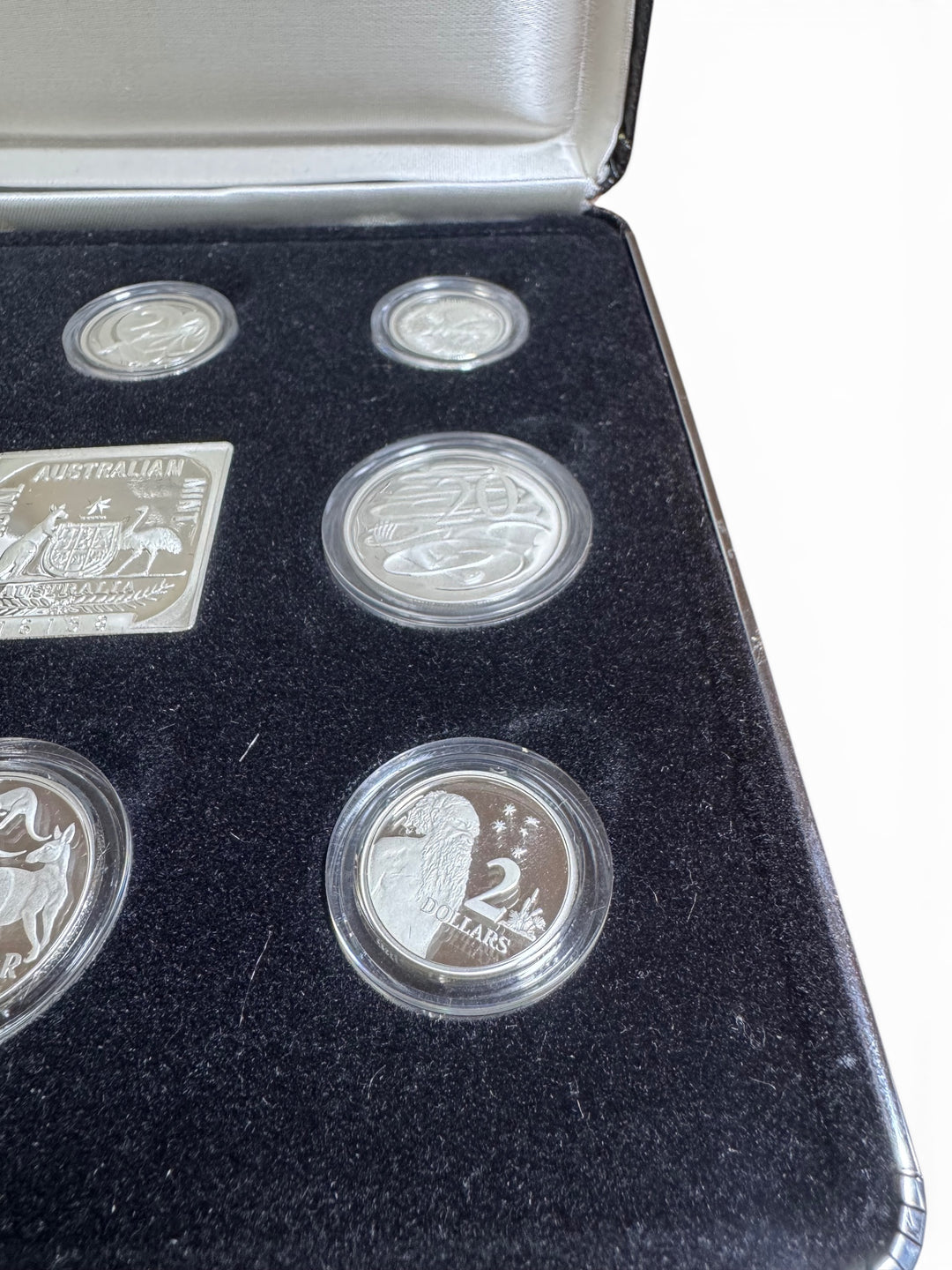 1991 Masterpieces in Silver – 25th Anniversary of Decimal Currency 9-Coin Proof Set