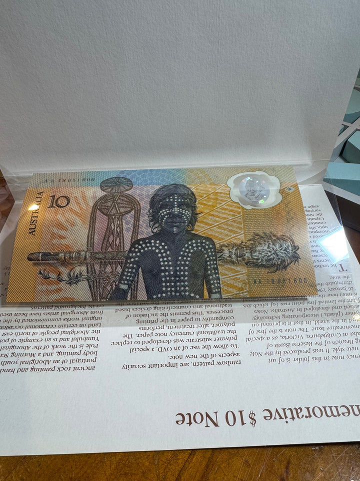 1988 $10 Bicentennial First Issue Banknote – Johnston/Fraser