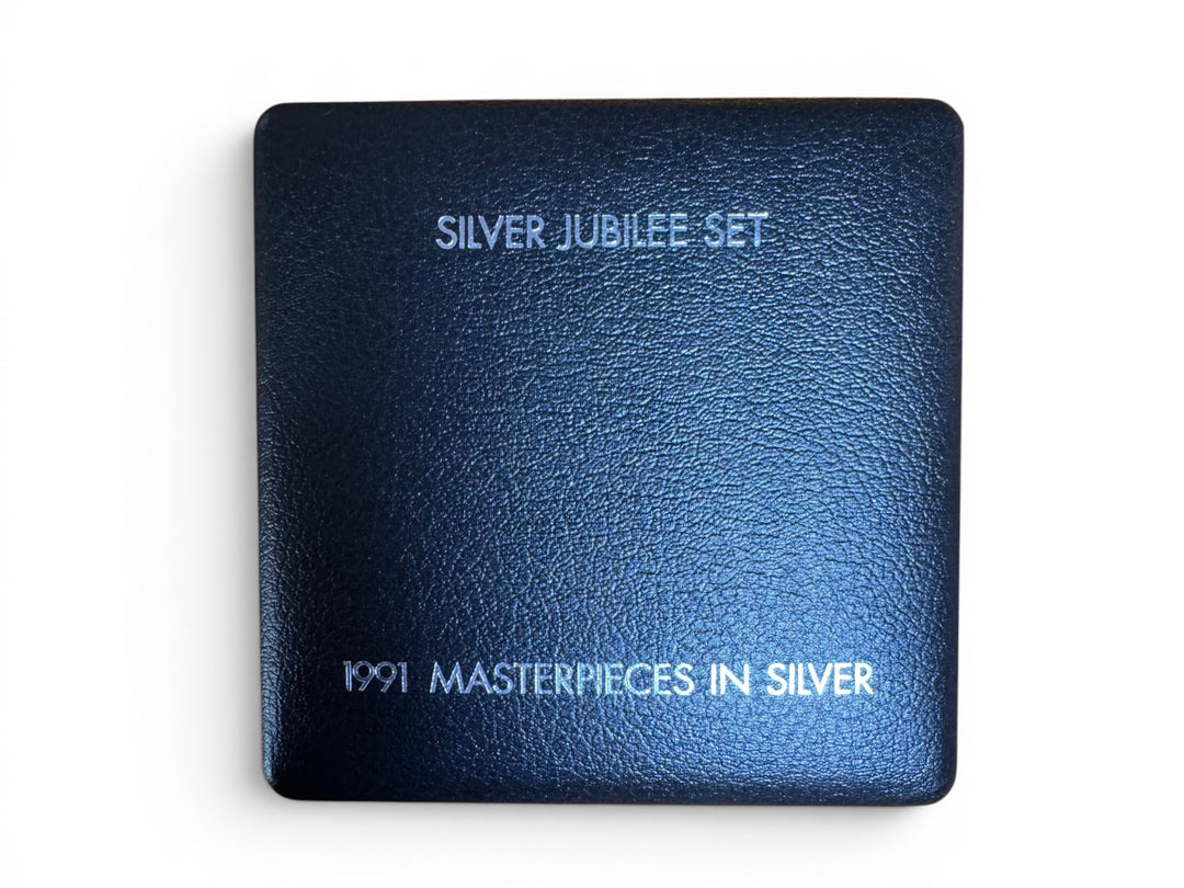 1991 Masterpieces in Silver – 25th Anniversary of Decimal Currency 9-Coin Proof Set