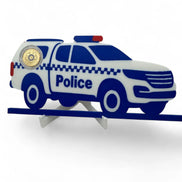 Police $2 Card Coin Display – 3D Printed with Capsule & Stand The Coin Shed