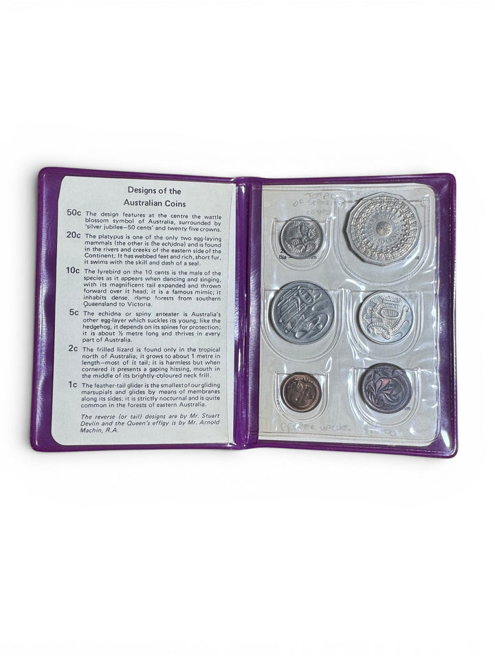 1977 Australian Mint Coin Set – Silver Jubilee of Queen Elizabeth II