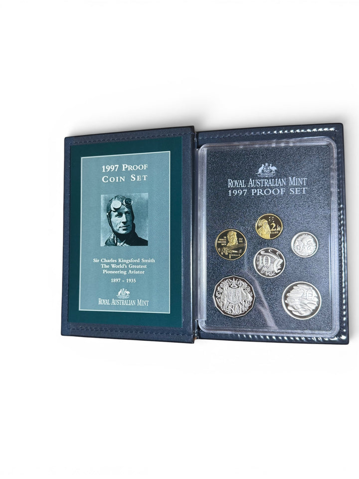 1997 Australian Proof Coin Set – Sir Charles Kingsford Smith Commemorative Edition