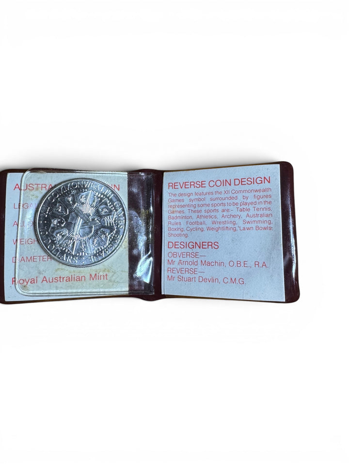 1982 $10 Silver Uncirculated Coin – XII Commonwealth Games Brisbane