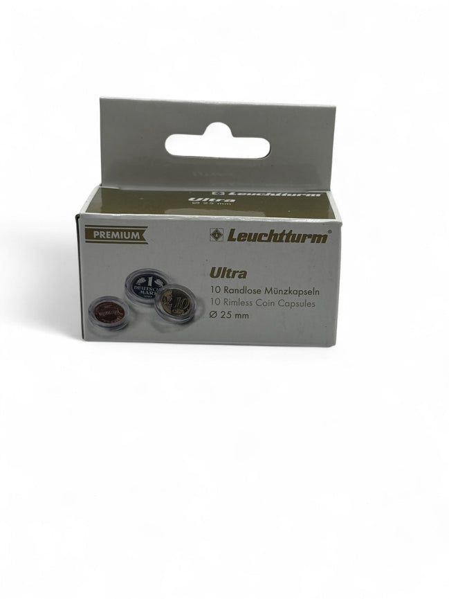 Lighthouse ULTRA Coin Capsules – 25mm (Fits Australian $1 Coins) The Coin Shed