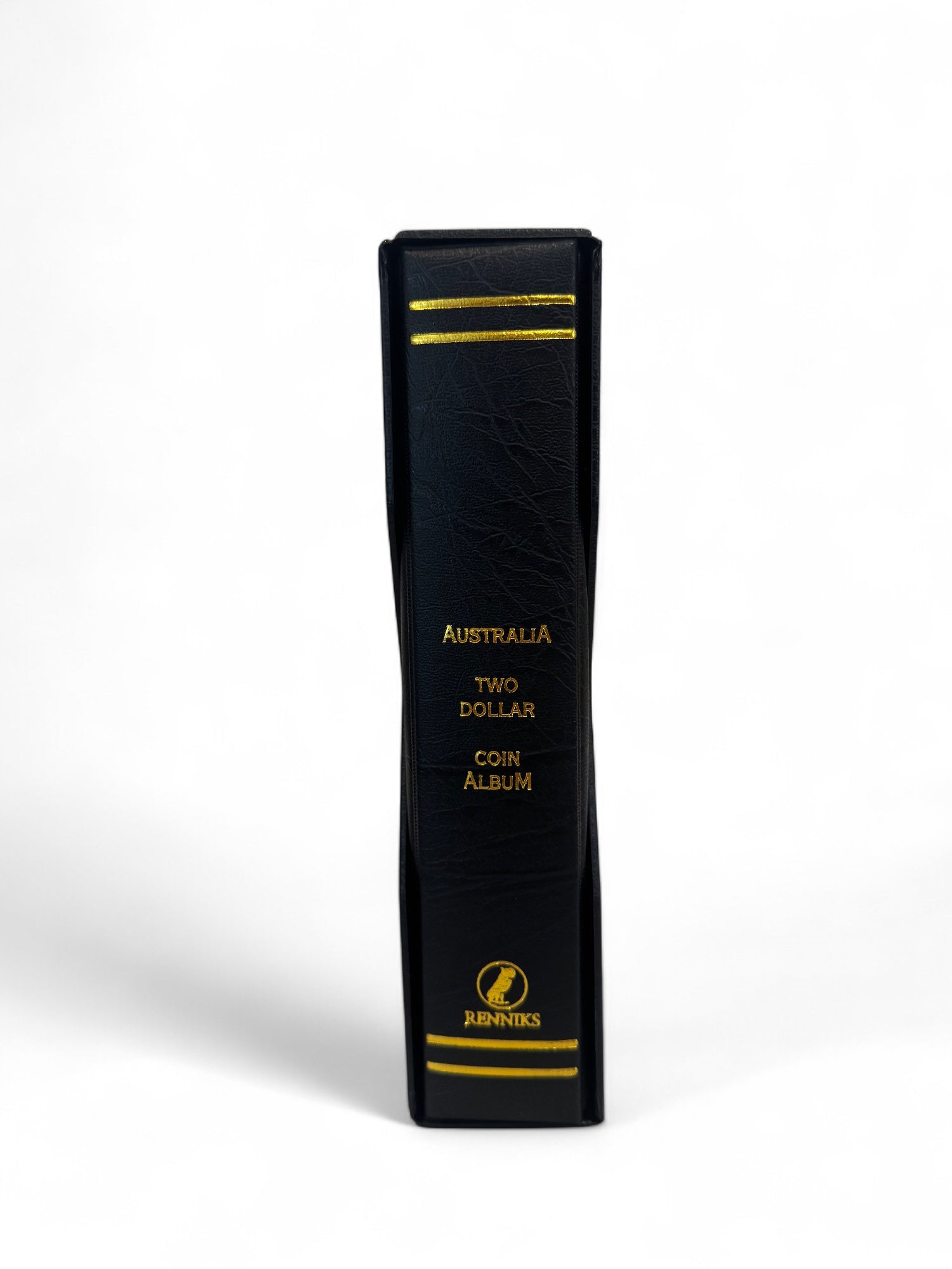 Renniks Premier Australian $2 Coin Album – Binder & Slipcase (Holds 80 Coins) The Coin Shed