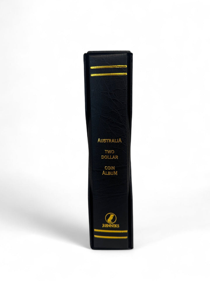 Renniks Premier Australian $2 Coin Album – Binder & Slipcase (Holds 80 Coins) The Coin Shed