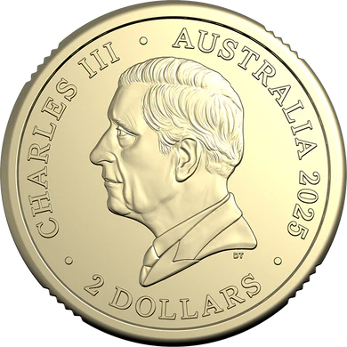 Torres Strait Islander Flag 2025 $2 Coloured C Mintmark Uncirculated Coin Card