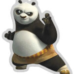 2023 Kung Fu Panda 1oz Silver Po Shaped Coin