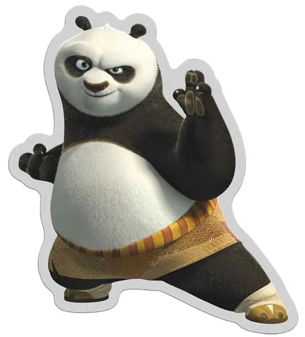 2023 Kung Fu Panda 1oz Silver Po Shaped Coin
