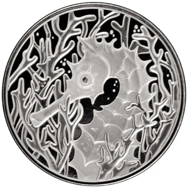 2026 Samoa Seahorse 1 oz Silver BU Coin