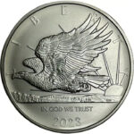 2023 John Mercanti Eagle 1oz Silver Coin Samoa .999 Fine Silver