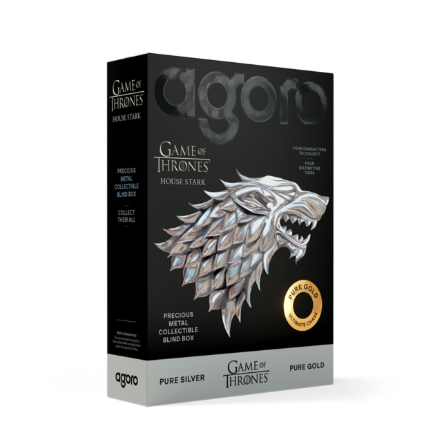 2026 Agoro Niue Game of Thrones House Stark 5g Silver Foil Blind Box