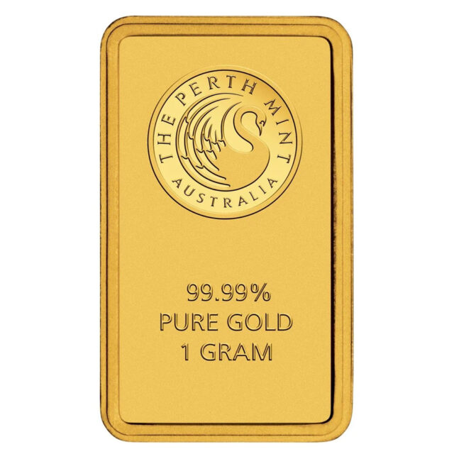 Perth Mint 1g Minted Gold Bar – 99.99% Pure Gold