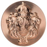 Scottsdale Mint Lion Stacker 1oz Copper Round (1 AVDP oz .999 Fine Copper)