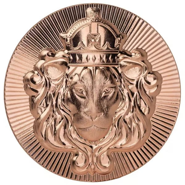 Scottsdale Mint Lion Stacker 1oz Copper Round (1 AVDP oz .999 Fine Copper)