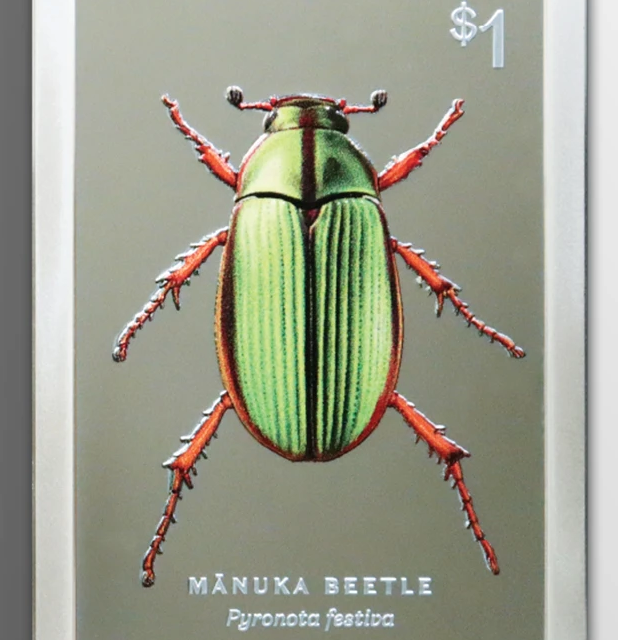 2026 New Zealand Mānuka Beetle 2oz Silver Proof Coin
