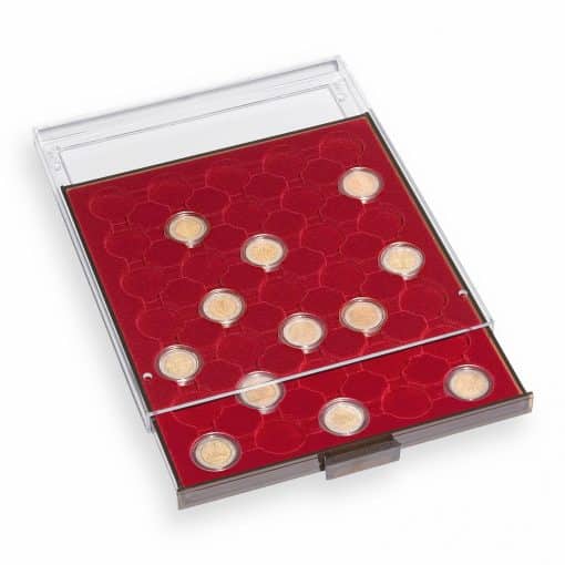 Lighthouse 33mm Coin Box & Tray for 50c Capsules