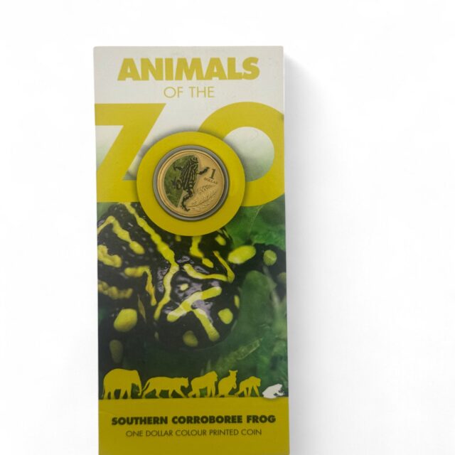 2012 “Zoo Animals” Southern Corroboree Frog $1 Al-Bronze UNC Coin