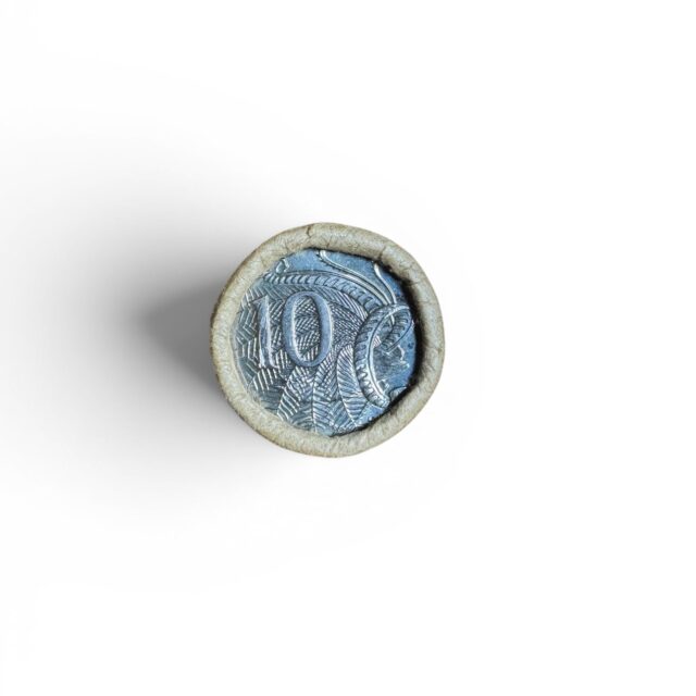 1989 Australian 10c Coin Roll – Head/Tail