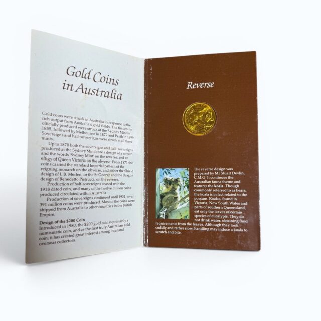 1984 Australian Koala $200 Gold Coin