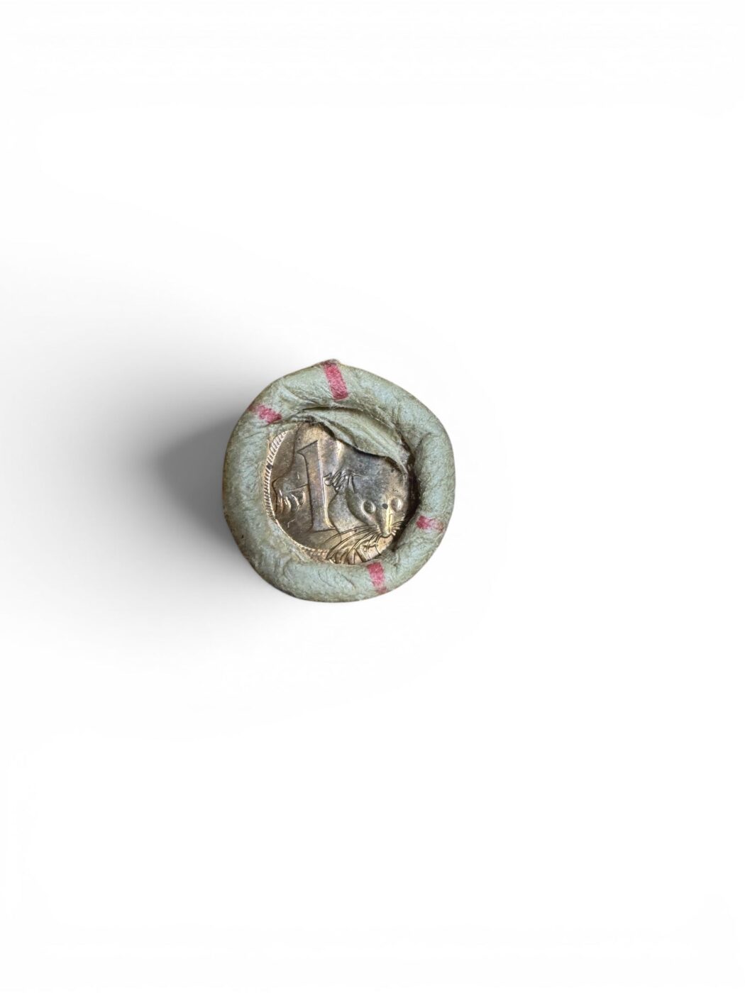 1987 Australian 1c Coin Roll – Head/Tail