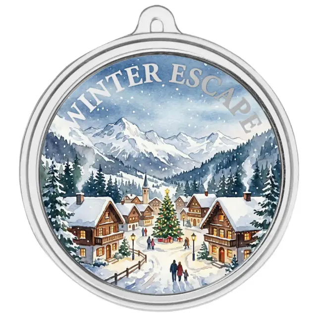 Scottsdale Winter Escape 1oz Silver Colourised Round