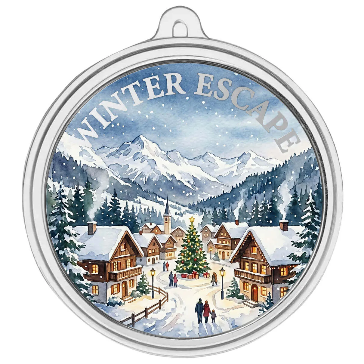 Scottsdale Winter Escape 1oz Silver Colourised Round