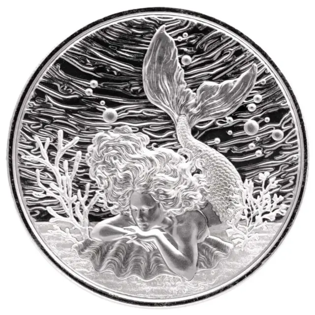 2026 Samoa Mermaid Under the Sea 1oz Silver Coin