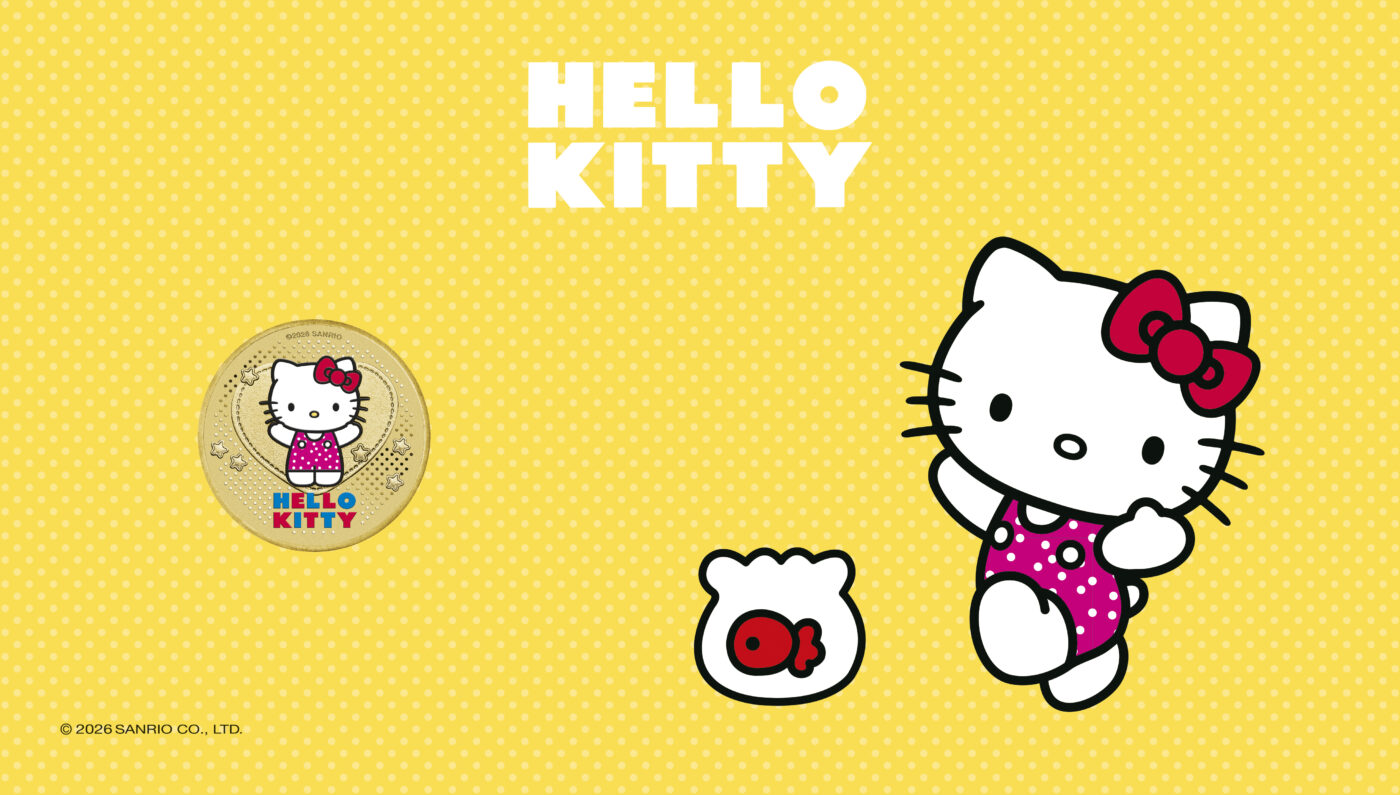 2026 Tuvalu $1 Hello Kitty Stamp and Coin Cover