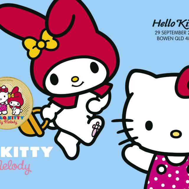 2026 Tuvalu $1 Hello Kitty & My Melody Stamp and Coin Cover