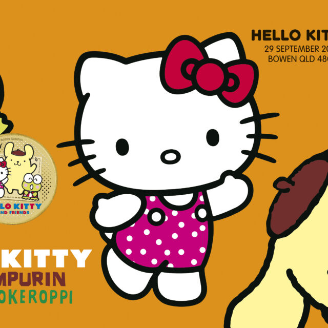 2026 Tuvalu $1 Hello Kitty, Pompompurin & Keroppi Stamp and Coin Cover