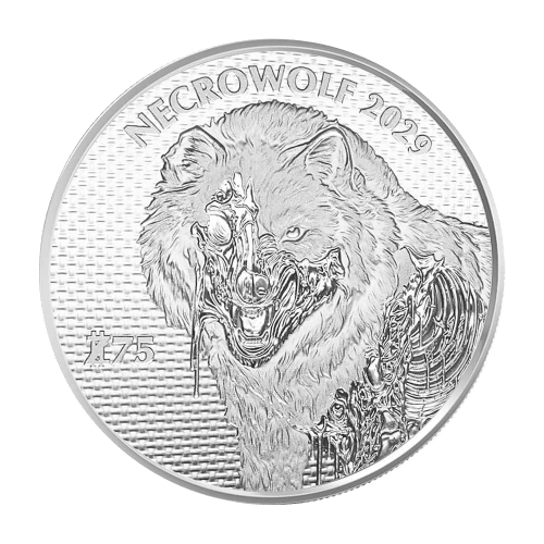 Zombucks World NecroWolf 1oz Silver Round