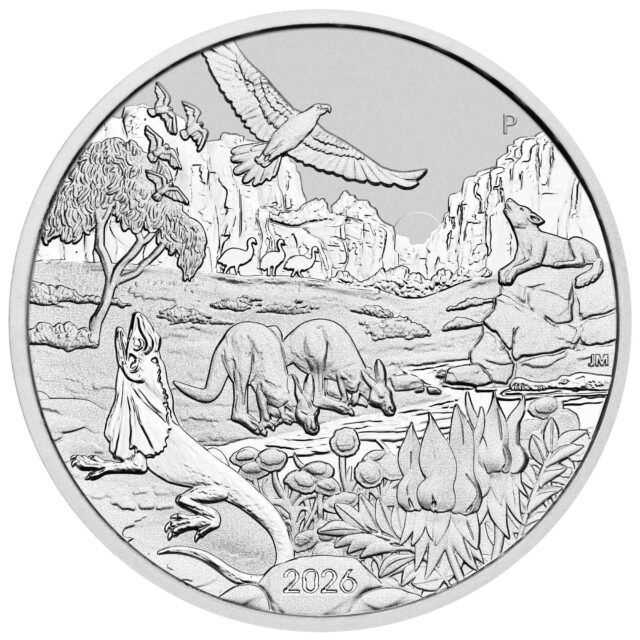 2026 Perth Mint Wonders of Australia – The Outback 1oz Silver Bullion Coin