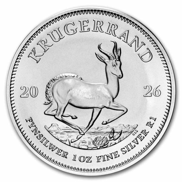 2026 South African Krugerrand 1oz Silver Bullion Coin