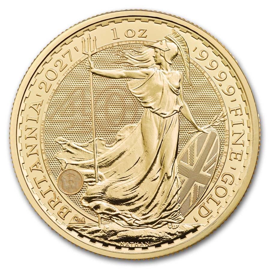 2027 Great Britain 1 oz Gold Britannia Coin